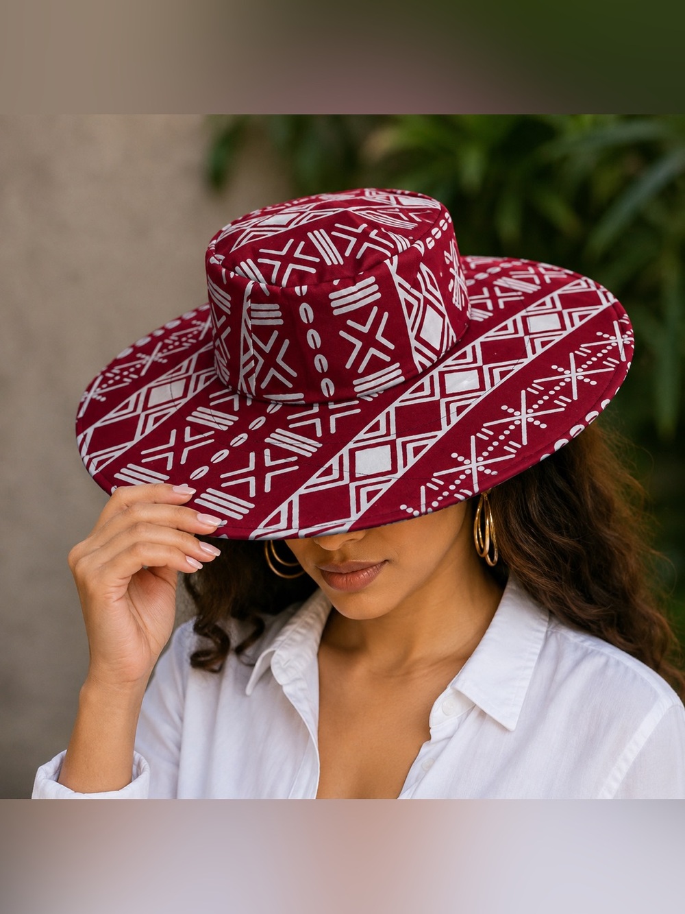 Ankara Wax Print Bucket Hat | Handmade African Fabric Summer Headwear